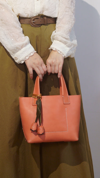 Hand-sewn vegetable basket