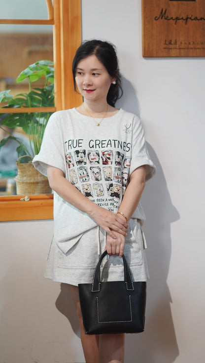 Hand-sewn vegetable basket