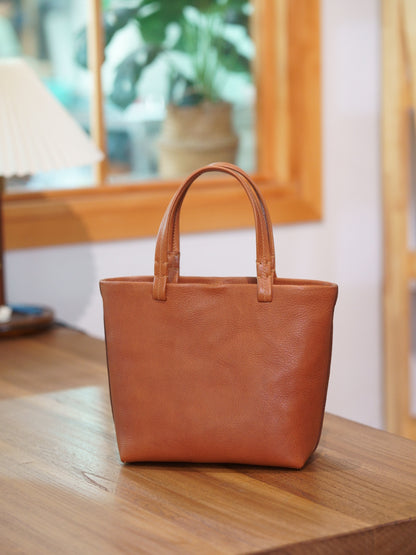Deerskin vegetable basket bag