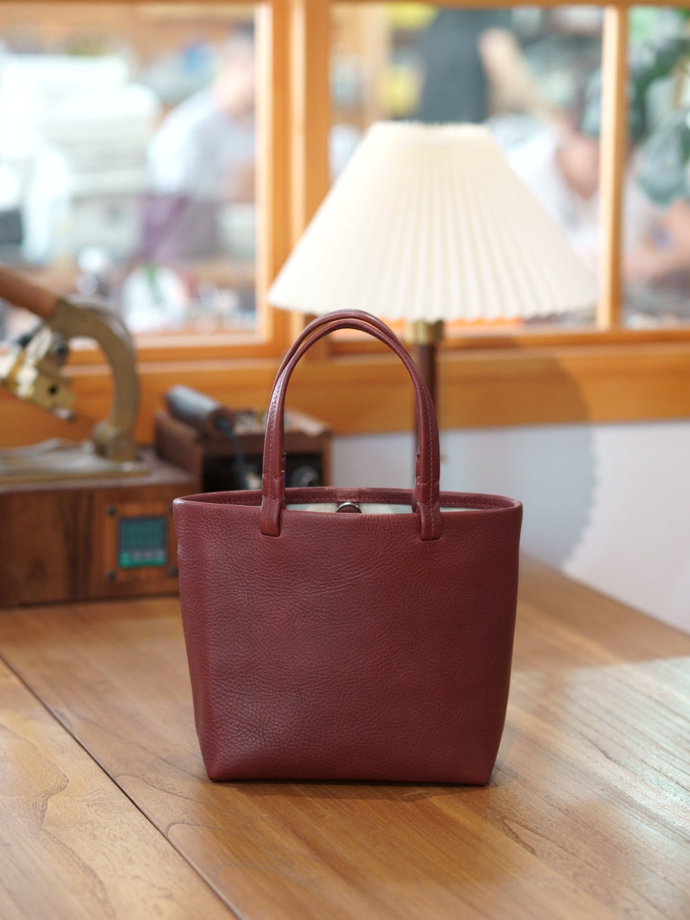 Deerskin vegetable basket bag